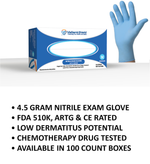 Valiant Shield N45 Blue 4.5g Nitrile Exam Glove