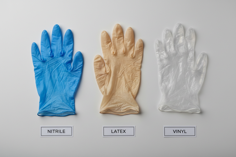 Nitrile vs Latex vs Vinyl Gloves: Which Is Best for Your Industry?