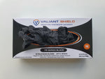 Valiant Shield N50FR-B1 Black Nitrile Gloves - open box front view